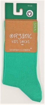 Chaussettes bio vertes pour enfant