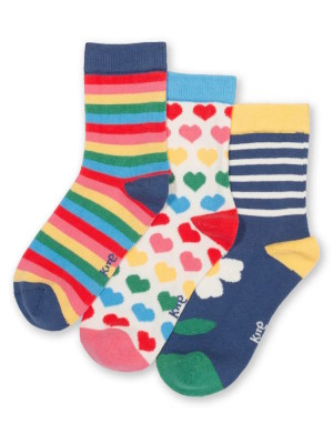 Chaussettes colorées coton bio enfant