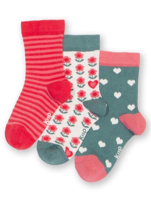 3 paires de chaussettes coton bio enfant