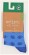 Chaussettes coton bio enfant motif poissons sur fond bleu