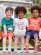Chaussettes en coton biologique coloré pour enfants