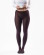 Collants opaques chauds laine aubergine