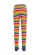 Collants en coton bio à rayures colorées pour fille