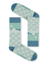 Chaussettes originales homme coton bio parfait cadeau noël