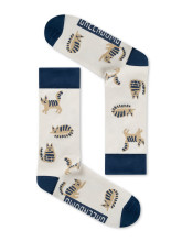Chaussettes coton bio motifs chats