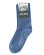 Chaussettes bleu violet en chanvre et coton bio