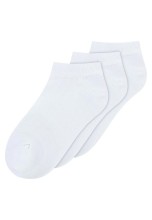 Chaussettes courtes blanches en coton biologique équitable Melawear