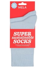 Chaussettes coton biologique bleu clair