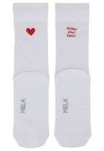 Chaussettes idéal cadeau broderie coeur