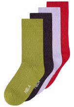 Chaussettes en coton biologique lot de 4