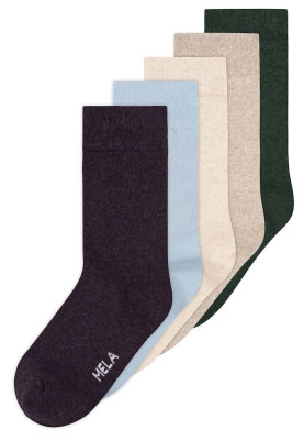 Chaussettes en coton biologique lot de 5
