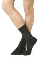 Chaussettes laine coton bio homme