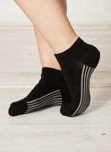 Chaussettes bambou courtes noires