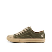 Chaussure en chanvre écologique couleur kaki