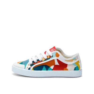 Chaussures multicolores en coton bio