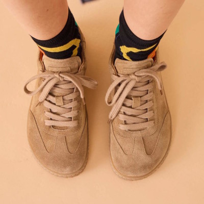 Chaussure cuir femme type barefoot écologique