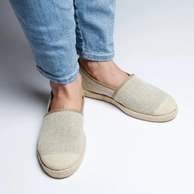 Espadrille en chanvre écologique et naturel pour femme