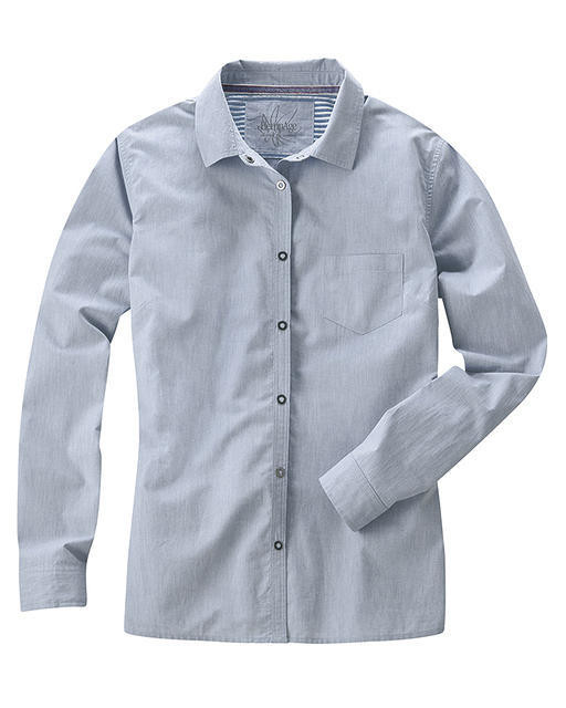 Chemise Bleu Ciel Femme En Coton Bio Et Chanvre Naturel