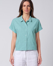 Chemisier bleu clair femme