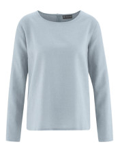 Blouse chanvre coton bio femme gris clair