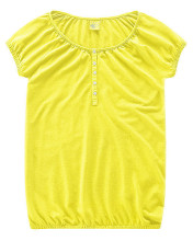 Blouse chanvre coton bio femme jaune citron