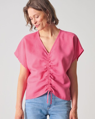 Blouse d'été femme en chanvre et coton bio