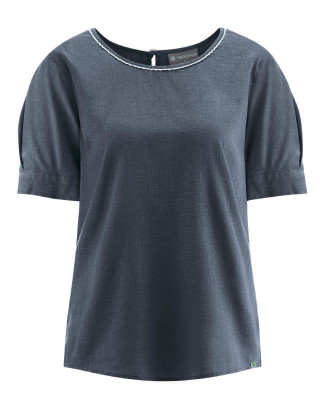 Blouse chanvre manches ballon