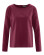 Blouse éthique femme chanvre coton bio rouge vin