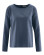 Top chanvre coton bio écologique couleur bleu nuit