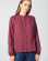 Chemisier rouge bordeaux en chanvre et coton bio femme