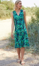 Robe en jersey de coton bio imprimé