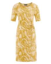 Robe chanvre coton bio jaune