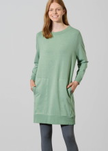 Robe sweat femme en tissu écologique de chanvre et coton bio