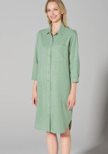 Robe chemise en chanvre et coton bio écologique