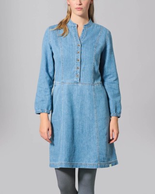 Robe jean chanvre coton bio