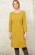 robe coton bio hiver jaune moutarde madness