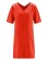 Robe rouge en lyocell écologique de chanvre et eucalyptus