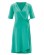 Robe vert émeraude en chanvre et coton bio