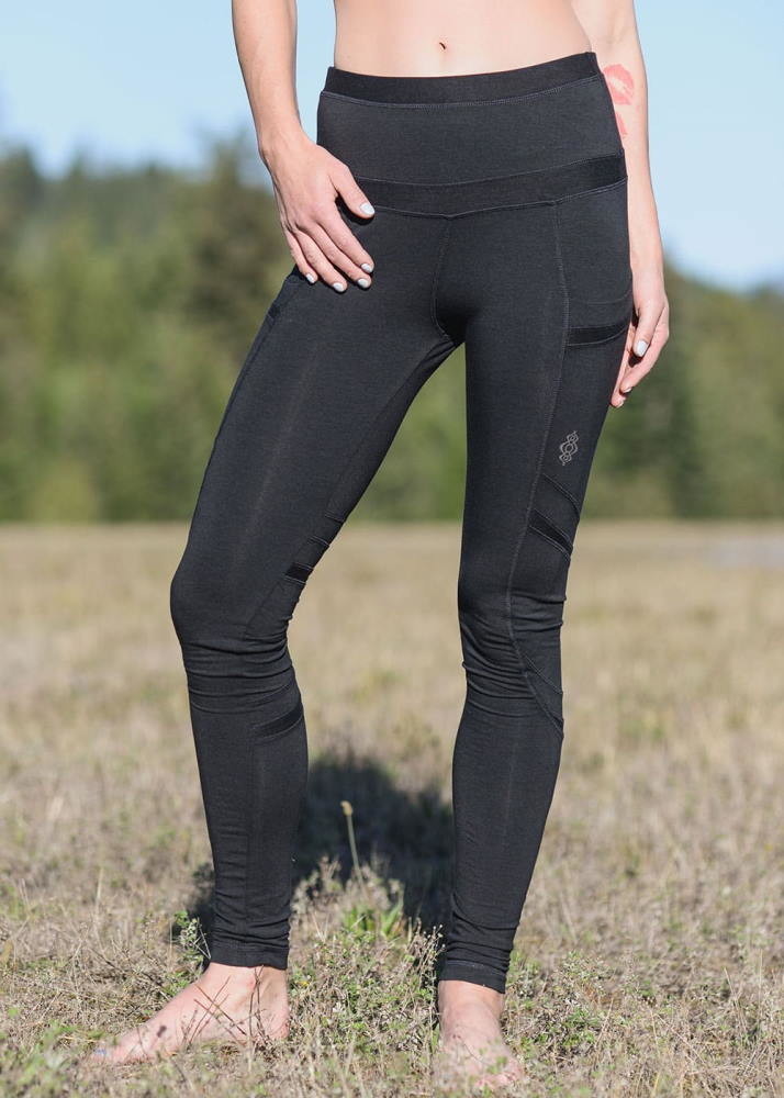 Legging yoga écologique en bambou et coton bio