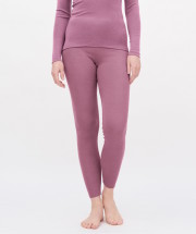 Legging laine soie femme couleur rose marque Living Crafts