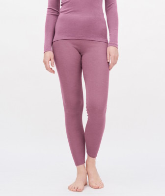 Legging laine soie femme couleur rose marque Living Crafts