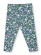 Leggings courts à fleurs coton bio gots