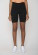 Leggings short taille haute noir en coton bio