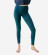 Leggings coton biologique femme couleur bleu canard