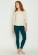 legging bleu vert taille haute coton bio gots