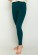 Legging bleu vert femme en coton bio
