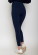 Leggings taille haute en coton bio gots bleu marine