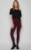 Leggings taille haute en coton bio équitable femme