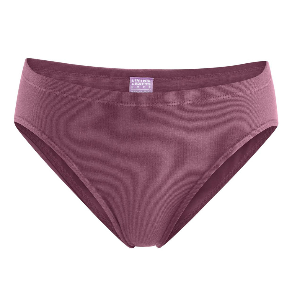 Culotte femme pur coton bio équitable - rose foncé