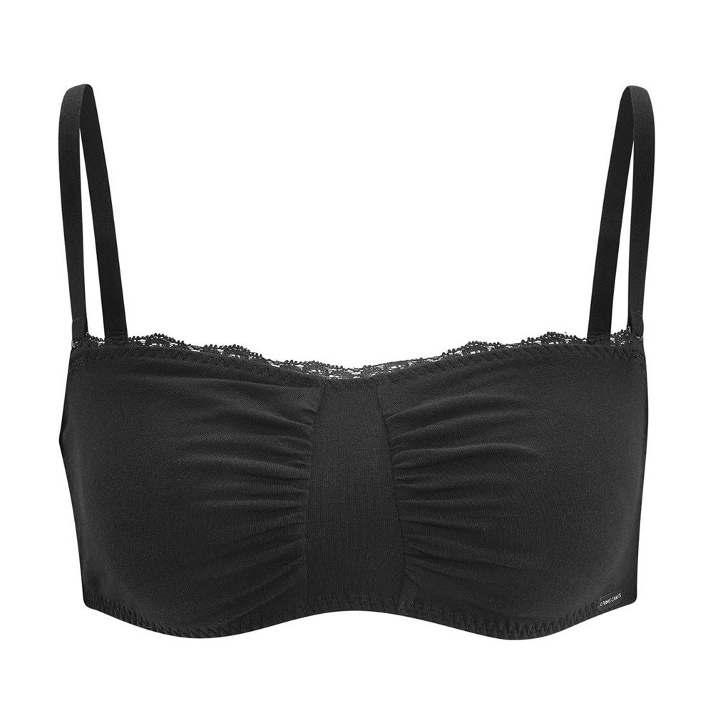 bustier bandeau noir